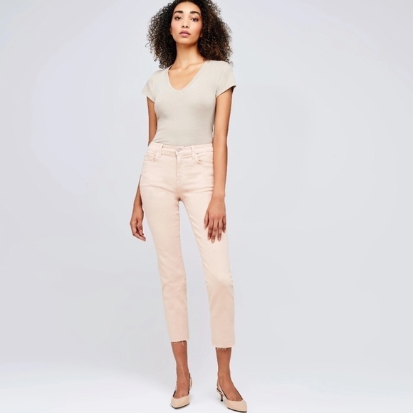 Lagence Slim High Rise Jeans Dusty Pink 27 - Picture 11 of 11